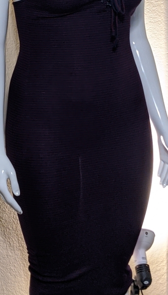 Stunning fitted Striped Navy Red Sexy Bodycon - Picture 2 of 10